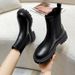 Ankle 2023 Autumn Winter Thin Thick Sole Tube British Style Martin Boots For Women_vogvips.com