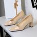 8293-10 French-style High-heeled Shoes Women, Suitable For Parties Bridesmaid Dresses, Made Of Satin, Versatile Elegant,_vogvips.com