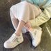 Trendy Dad For 8CM Small Size 2025 Summer New Breathable Embroidered White Shoes Women Height Increasing Sneakers_vogvips.com