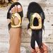 Summer Peep Toe Sandals For Women New Style Versatile Casual Chunky Heel Metal Buckle Niche Style_vogvips.com