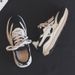 Women's Mesh Dad Shoes Women's New Fashion Thick Bottom Leisure Sports White Shoes_vogvips.com