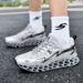2026 Summer New Breathable Trail For Men, 3D Printed Shock-Absorbing Outdoor Sports Shoes, Tech Casual New Shoes_vogvips.com