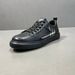 Spring New Leather Fabric Splicing Trendy Fashion Low Top Board Men's Casual White Shoes_vogvips.com