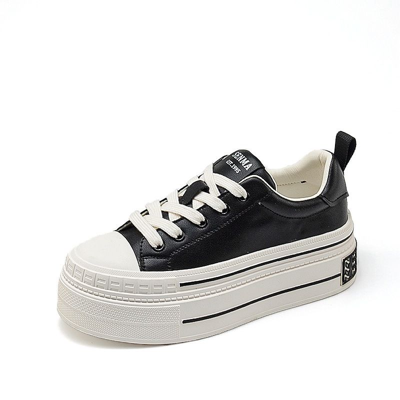 Internet Celebrity, Stature, Thick Sole, High Height, Small White Shoes, Spring And Autumn Season New_vogvips.com