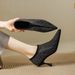 French Style Rhinestone High-End Black Single Shoes For Women 2025 New Model Party Dress Pointed Toe Stiletto Deep Mouth_vogvips.com
