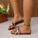 Slippers Womens 2025 Summer Style Fashion Square Toe Designer Sandals Daily Casual Comfortable Holiday Beach Shoes Plus_vogvips.com