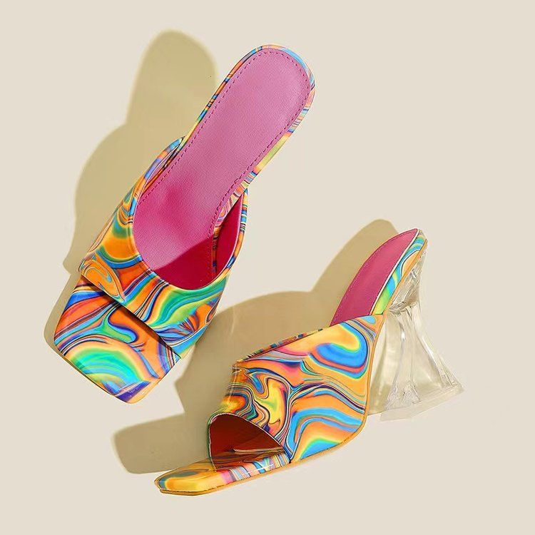 New Large-sized High-heeled Sandals With Crystal Cover And Exposed Toe In A Candy Colored Fashion Shoe_vogvips.com