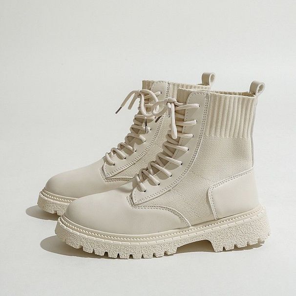 2023 New High Top Premium Feel Casual Martin Boots Versatile Fashion Women's Shoes Business Stage Halloween_vogvips.com