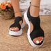 New Autumn Fish Head Leisure Sleeve Fashion Sandals Platform Women's Shoes Large Size Sports Casual Shoes_vogvips.com