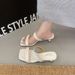 Women's French Style High End Square Toe Flip Flops Summer 2026 Versatile Comfortable Simple Chunky Heel Height Increasing Sandals_vogvips.com