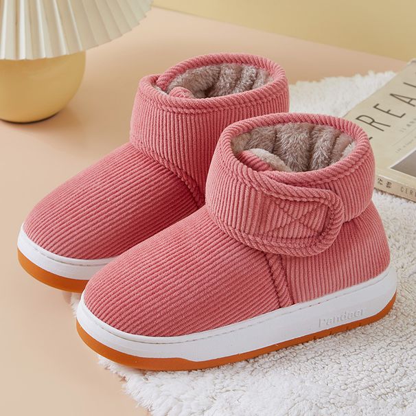 MTX Couple Winter Home Warm Slippers Heel Unisex Thick Sole Non-Slip Indoor Outdoor High Top Cotton Shoes_vogvips.com