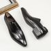 New Breathable Fashionable Small Pointed Leather Men With Crocodile Pattern Emed For Business And Leisure Men's Lefu_vogvips.com
