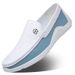 2024 Summer leather shoes soft leather men's shoes soft bottom men's business casual white shoes British fashion slip-on peas shoes_vogvips.com