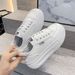 Low Top White For Women New Autumn Women's Versatile Thick Soled Running Height Increasing Waterproof Sports And_vogvips.com