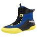 Wrestling Shoes Men's Mid Cut Professional Boxing Shoes Non Slip Wear Resistant Fighting Shoes Fighting Special Training Shoes Muay Thai Sanda Shoes_vogvips.com