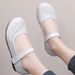 Single Shoes Beef Tendon Soft Sole Comfortable Non-slip Wear-resistant Flat Bottom Long Standing Not Tired Middle-aged Mother Shoes_vogvips.com