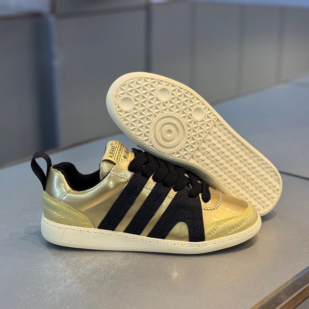 Casual Men's German Training Shoes, New Autumn/Winter 2025 Model, Super Popular On Kuaishou, Soft Sole, Shiny Leather_vogvips.com