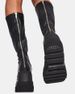 202243 Gothic Style Thick-Soled Long Motorcycle Rider Over-the-Knee Big Toe Slimming High Boots For Women_vogvips.com