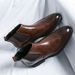Men's Stylish Chelsea Boots With Distressed Finish - High Top Lace-Up Leather Boots For Outdoor & Casual Wear (Sizes 38-46, Black/Brown)_vogvips.com