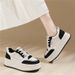 2025 New Thick-Soled Height-Increasing White Sneakers For Women, Autumn And Winter Shoes, Comfortable Casual Versatile Sports Board Shoes For Women_vogvips.com