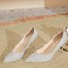 Champagne French Niche High Heels For Women, Stiletto Pointed Toe, Wedding Banquet Two-Way Wear, Sexy Large Size Crystal_vogvips.com