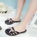 2017 Spring Summer New Sandals Flat Plastic Jelly Beach Slippers Women's Trendy Closed-Toe Shoes Wholesale_vogvips.com