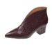 2021 Autumn Winter New European And American Fashion Pointed Toe Embossed Chunky Heel Martin Boots For Women_vogvips.com
