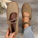 New Plus Size Spring And Autumn British Mom Round Toe Lightweight Soft Sole Casual Single Shoes For Women_vogvips.com
