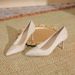 Black Suede High Heel 2023 Spring Autumn New Thin Heel Shallow Mouth Veratile Profeional Work Student Etiquette_vogvips.com
