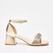 Fashion Chunky Diamond Sandals Open Toed Bare Strap With High Hollow Heels_vogvips.com