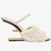 European American Style Furry High-heeled For Women, 2026 Autumn New Model, With Unique Metal Heel And Round Toe Design,_vogvips.com