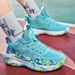 Men's shoes flying woven basketball shoes High top sneakers Hipster cloth camouflage youth student training shoes_vogvips.com