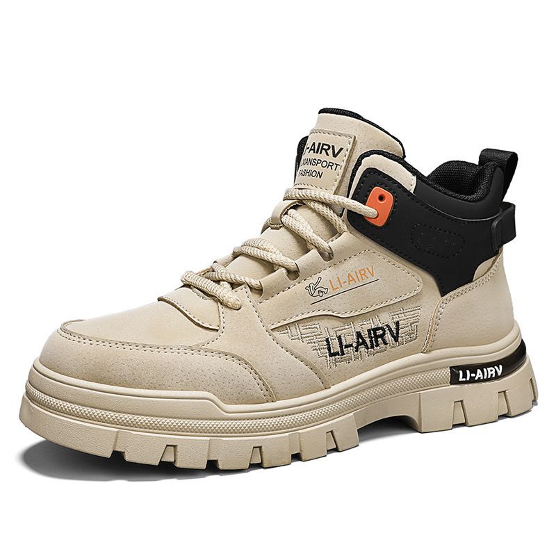 European Warm Series High-top Spring And Autumn 2025 New Men' Sport Caual Martin Boot Non-lip Waterproof Wear-reitant Work Safety_vogvips.com