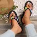 Large Size Women's Flip-flops Summer, Suitable For Indoor And Outdoor Use On The Beach, With A Comfortable Feel,_vogvips.com