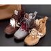 High-top German Training Shoes With Hidden Wedge For Women, Autumn And Winter Fleece-lined Retro Versatile Thick-soled_vogvips.com