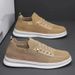 Men's Summer Breathable Sports Slip-On Shoes Odor Resistant Mesh Soft Sole Black Casual Flat Footwear_vogvips.com