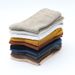 10 Pair Women's Bamboo Fiber Harajuku Retro Solid Color Casual Ladies Set Black Korean Style White Socks Wholesale_vogvips.com