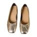 French Style Silver Mary Jane Shoes For Women, Shallow Mouth, Style, Gentle And Elegant Ballet Flats, Versatile_vogvips.com