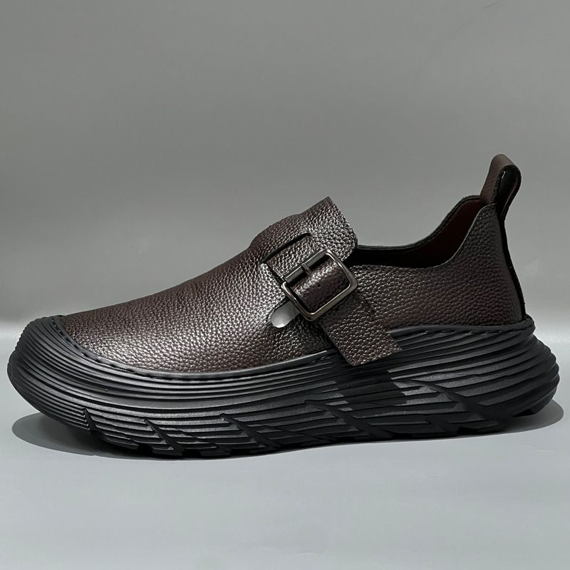 Soft For Men 2024 Autumn New Genuine =k Slip-On Comfortable Versatile Casual Leather Shoes_vogvips.com