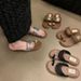 Unique Design Slip-On Toe For Women Summer 2025 New Style To Match Skirts Beach Flat Roman Sandals_vogvips.com