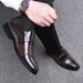 Business New Men's Leather Formal Fashion Pointed Toe Casual Shoes High-end Feel_vogvips.com