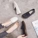 Plus Size Women's Single 2026 Spring And Autumn New British Style Versatile Soft Sole White Flat Casual Loafers Nurse_vogvips.com