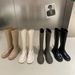 Brown Martin 2025 New Women's Spring And Autumn Single Slim Chimney White Long Boots For Women_vogvips.com