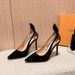 Women’s Shoes Kitten Heel Bed High Heels Women's Stilettos Sexy Pointed Shallow Mouth Single Shoes Spring Banquet Closed Toe Sandals Summer_vogvips.com