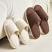 Japanese-style Cotton And Linen Slippers, Suitable For All Seasons, Women's Indoor Home High-end Linen Sweat-absorbing Slippers, Fabric Slippers For Men_vogvips.com