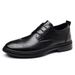 Men's Classic Brogue Oxford Shoes – Breathable PU Leather Casual Shoes With Cushioned Comfort & Stylish Design_vogvips.com