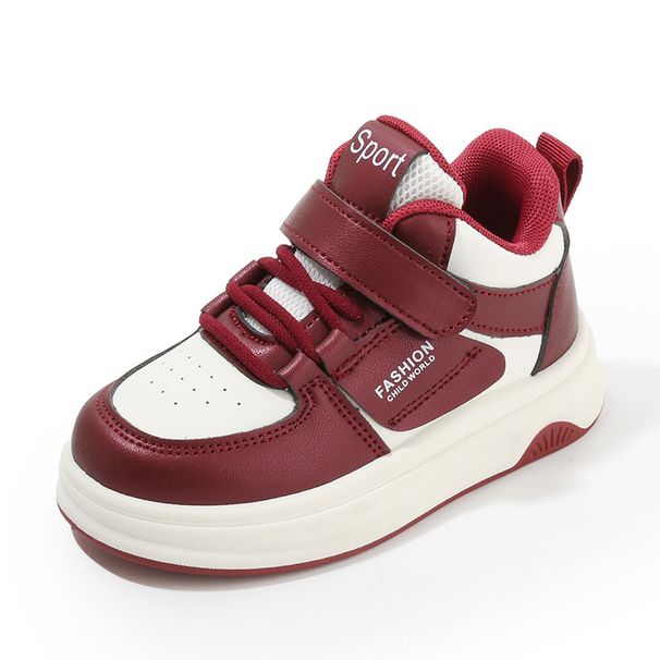 New Girls' Small White Shoes High Top Boys' Casual Board Shoes Soft Soled Baby Shoes_vogvips.com