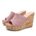 Women's Platform Peep-Toe Sandals - Wide Width Comfortable Casual Slides For Women_vogvips.com