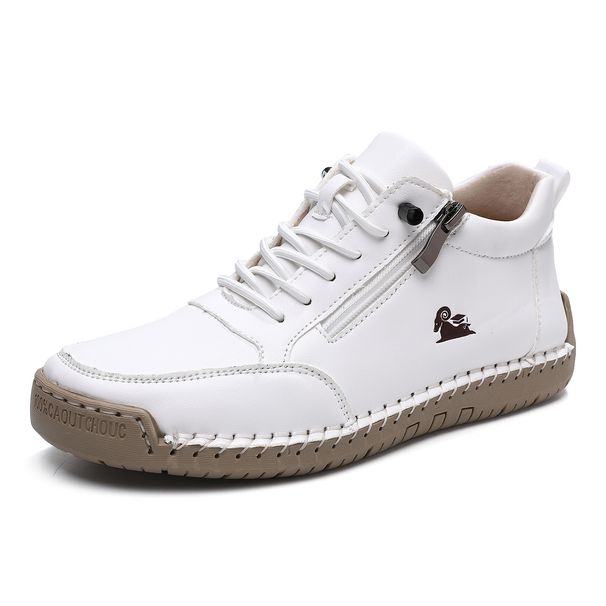 Handmade Stitched Women's Shoes With Soft Soles, Autumn And Winter Flat Sole, Single Shoes, Casual Shoes_vogvips.com