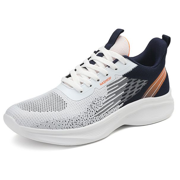 Spring Sports Men's Large New Mesh Breathable Lightweight And Comfortable Shock Absorbed Running Shoes_vogvips.com